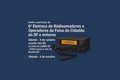 Prepare-se para um dia incrível de trocas de equipamentos, conhecimento e amizade!
